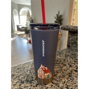 Starbucks 2025 Holiday Christmas Gingerbread House Tumbler 16oz Fast Ship